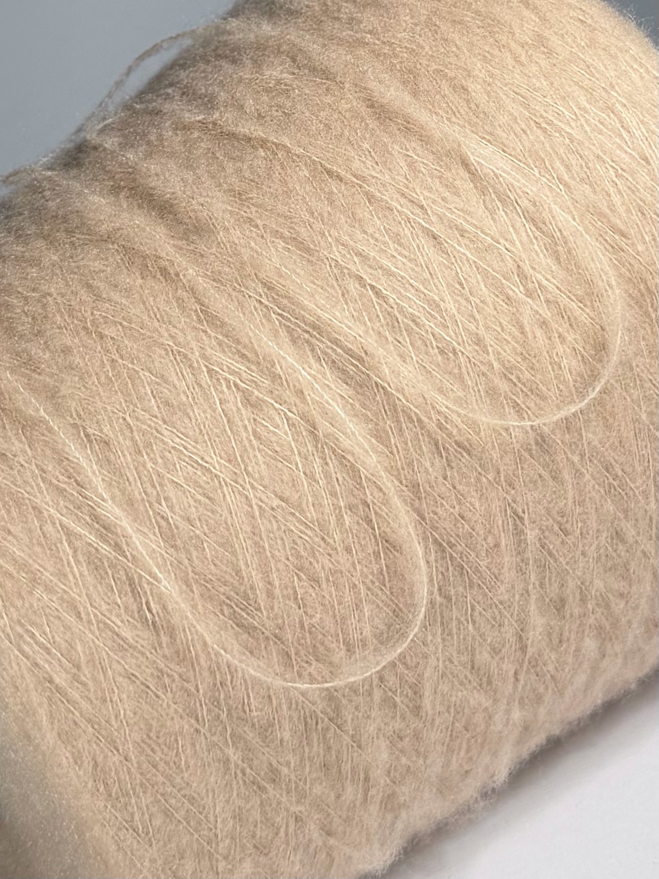Cariaggi NUAGE Cashmere Seide Nm 12.000 Beige Ginger